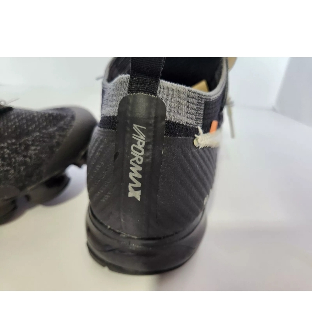Nike Air Mens Black Off-White Vapormax Flyknit Athletic Shoes US 10 - Picture 9 of 11